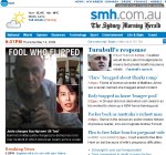 ဆစ္ဒနီေမာနင္းဟယ္ရယ္သတင္းစာ၏ အင္တာနက္စာမ်က္ႏွာမွေဒၚစုသတင္း