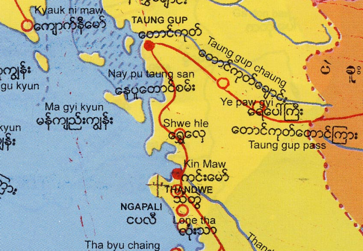 SandowayTaunggupMap